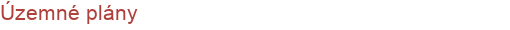 Územné plány