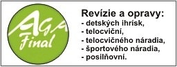 AGA - final, revízie a opravy detských ihrísk, telocviční, telocvičného náradia, posilňovní ... | Dopyty, cenové ponuky a verejné zákazky