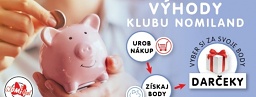 KLUBOVÉ BODY za každý nákup od NOMIland | Dopyty, cenové ponuky a verejné zákazky