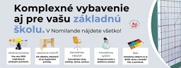 Komplexné vybavenie pre vašu základnú školu od NOMIland | Dopyty, cenové ponuky a verejné zákazky