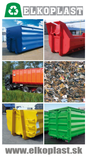 Odpadové kontajnery, nádrže, nádoby a ďalšie plastové a oceľové výrobky